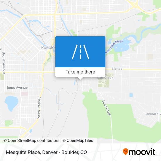 Mapa de Mesquite Place