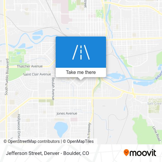 Jefferson Street map