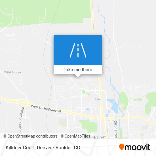 Killdeer Court map