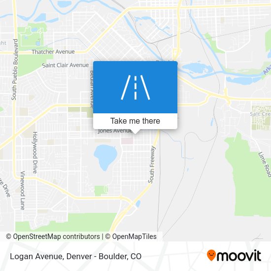 Logan Avenue map