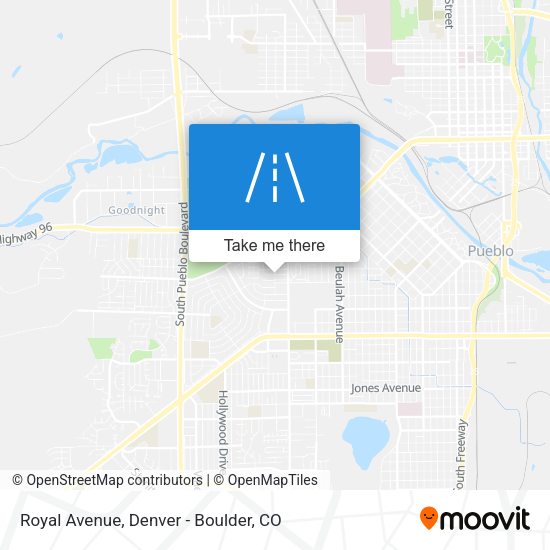 Royal Avenue map