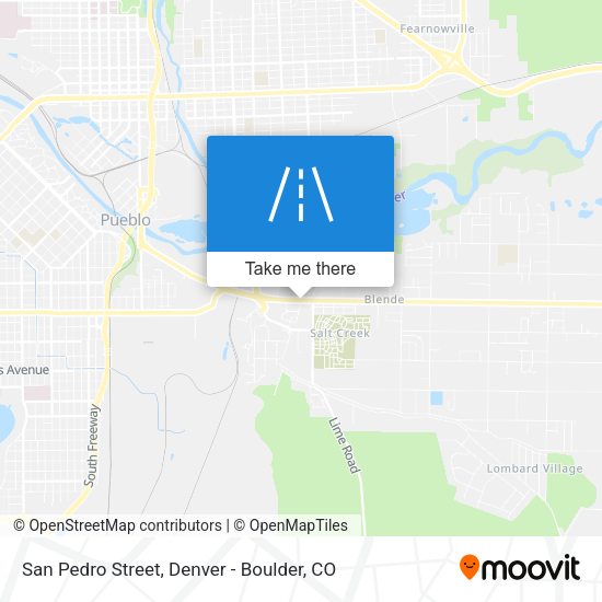 San Pedro Street map