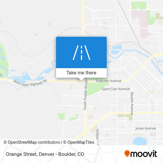 Orange Street map