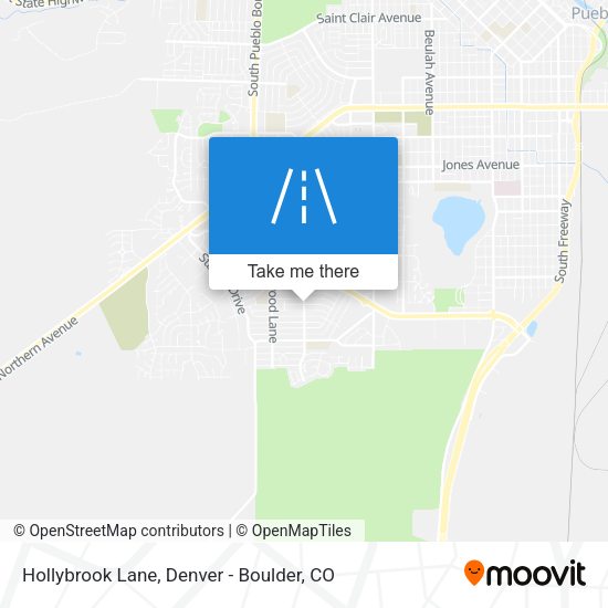 Mapa de Hollybrook Lane