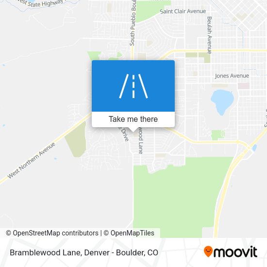 Bramblewood Lane map