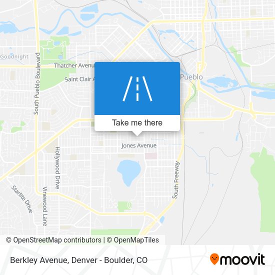 Mapa de Berkley Avenue