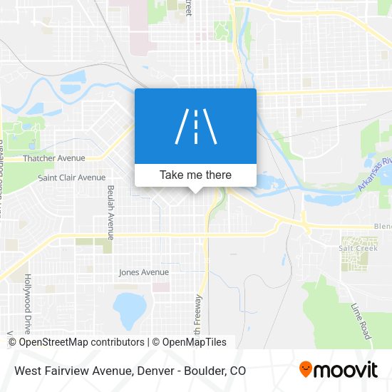 West Fairview Avenue map