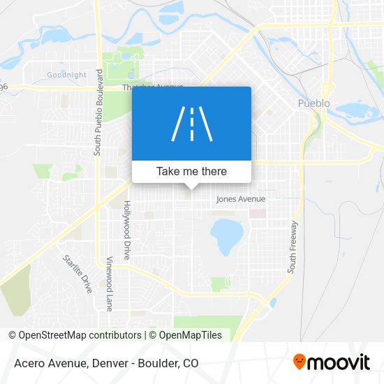 Acero Avenue map
