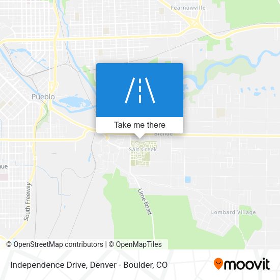 Independence Drive map