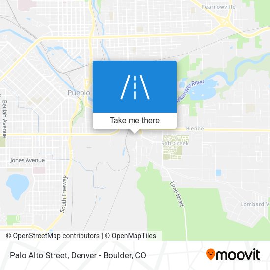Palo Alto Street map