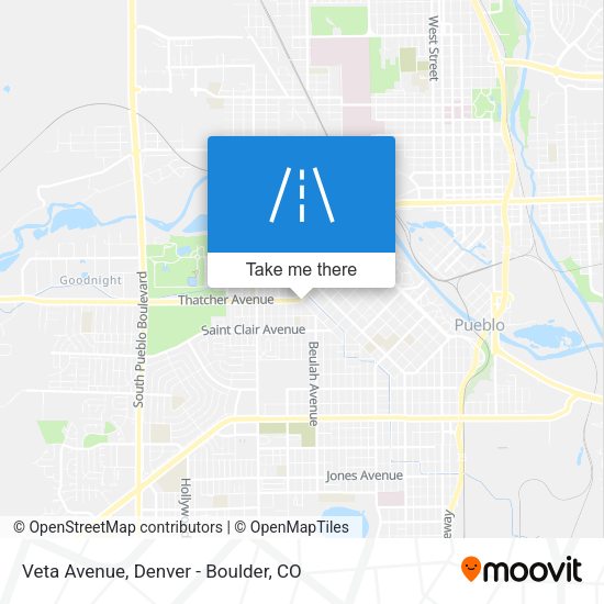 Veta Avenue map