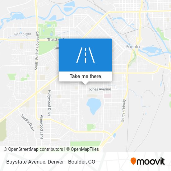 Mapa de Baystate Avenue