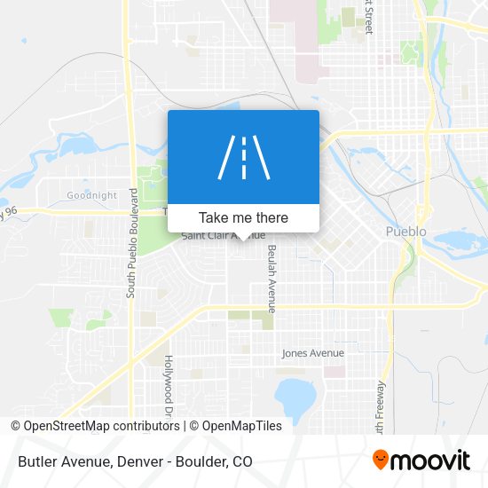Butler Avenue map