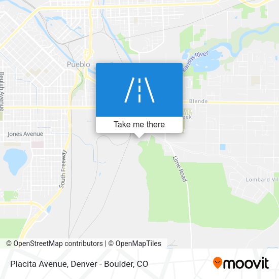 Placita Avenue map