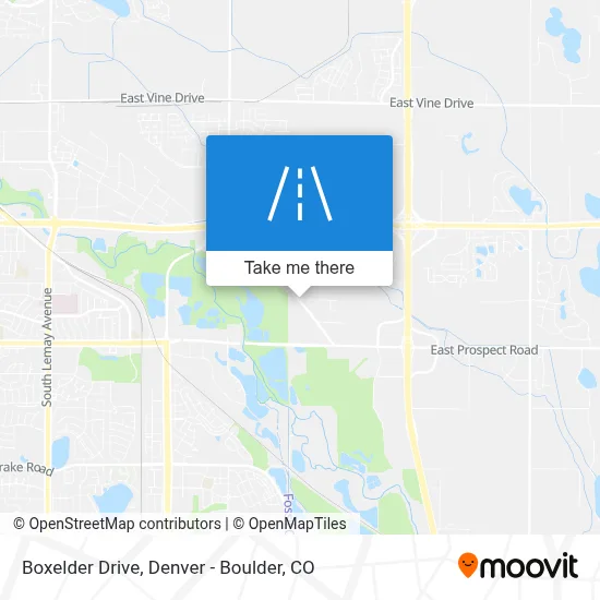 Boxelder Drive map