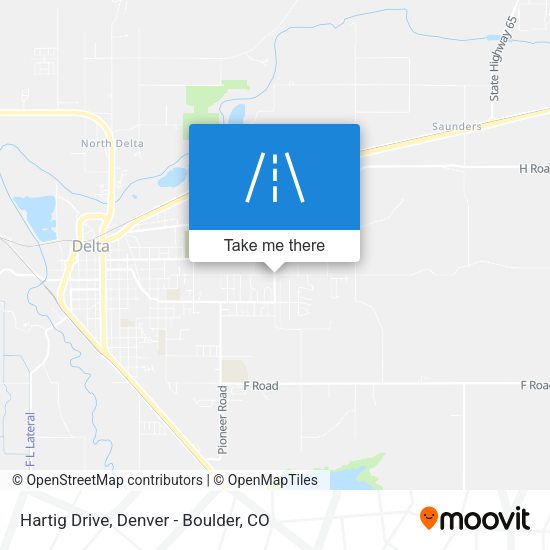 Hartig Drive map