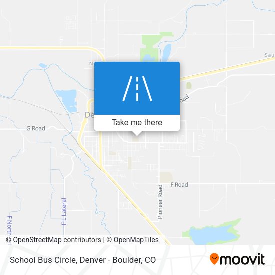Mapa de School Bus Circle