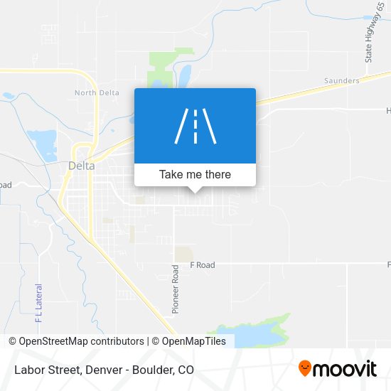 Mapa de Labor Street