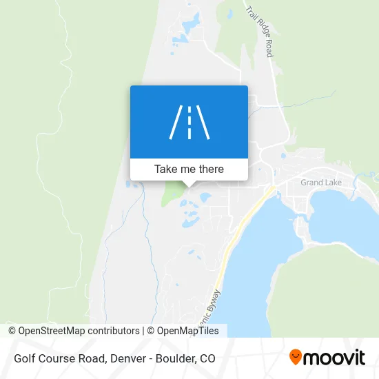 Golf Course Road map