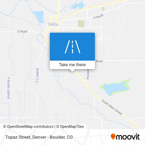 Mapa de Topaz Street