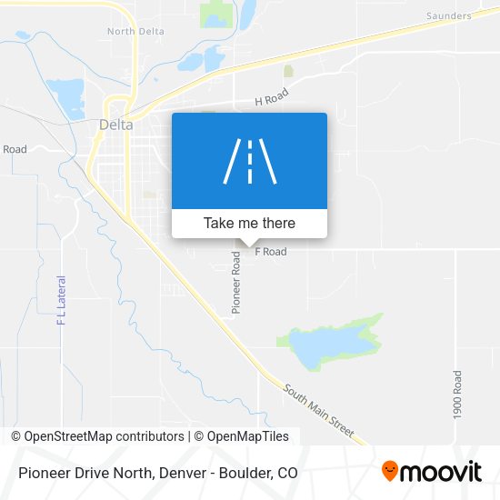 Pioneer Drive North map