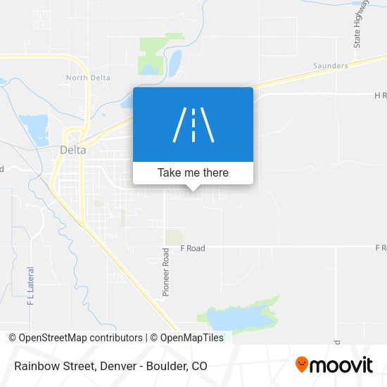 Rainbow Street map