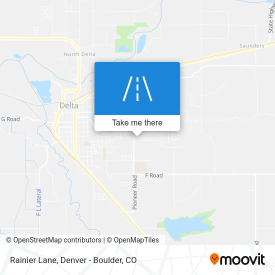Rainier Lane map