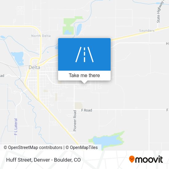 Huff Street map