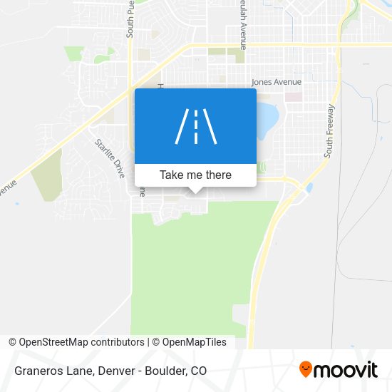 Graneros Lane map