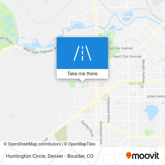 Huntington Circle map