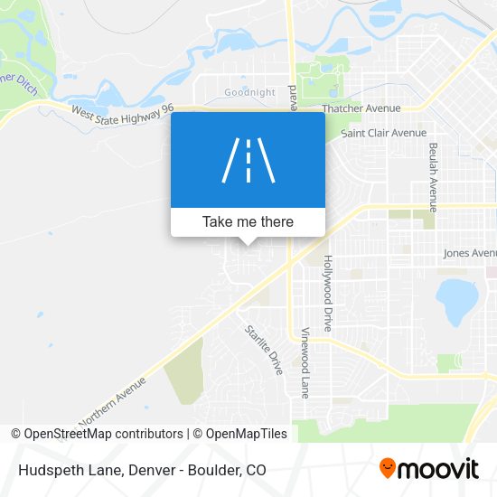 Mapa de Hudspeth Lane