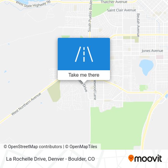 La Rochelle Drive map
