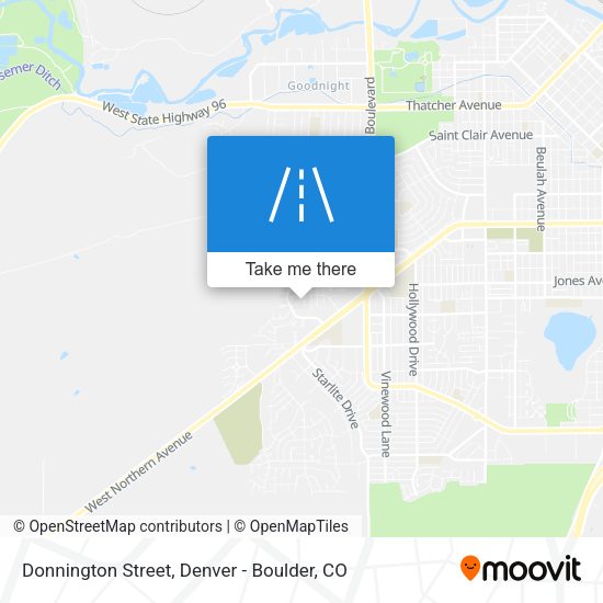 Donnington Street map