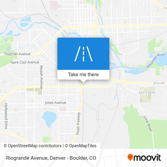 Riogrande Avenue map