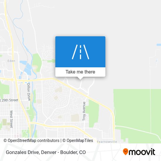 Mapa de Gonzales Drive