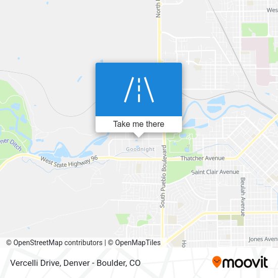 Vercelli Drive map