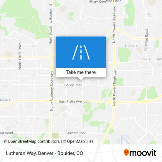 Lutheran Way map