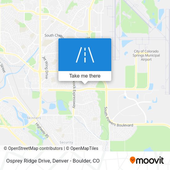 Mapa de Osprey Ridge Drive