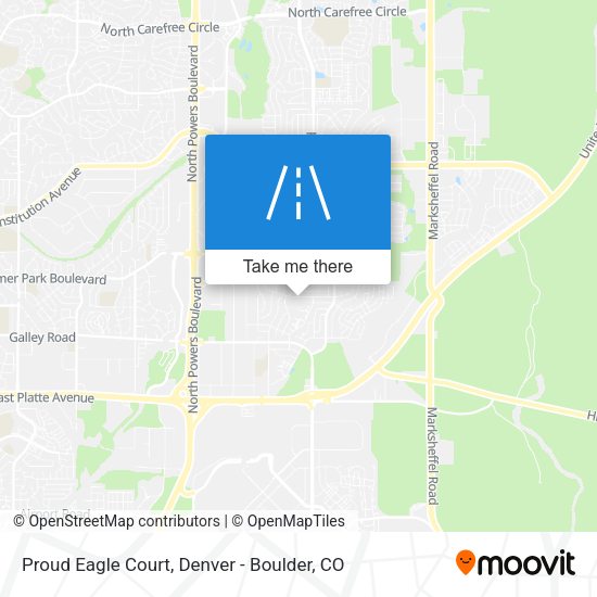 Mapa de Proud Eagle Court