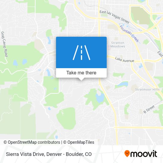 Mapa de Sierra Vista Drive
