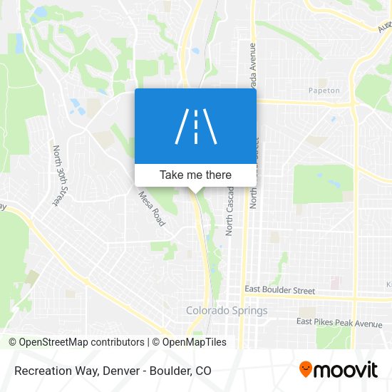 Recreation Way map