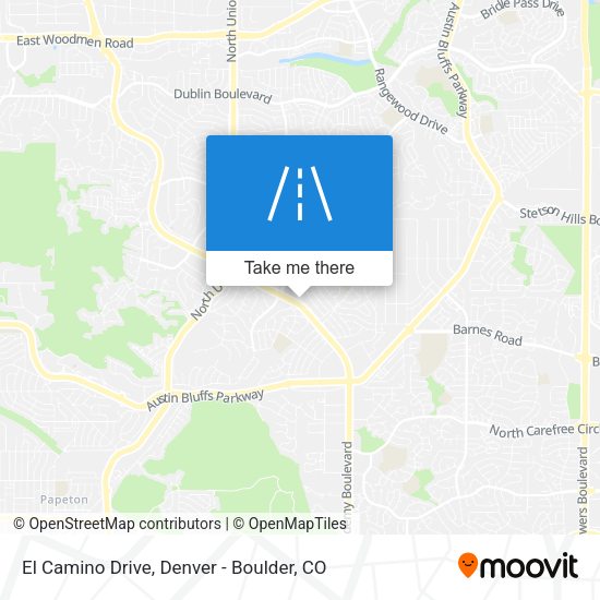 El Camino Drive map