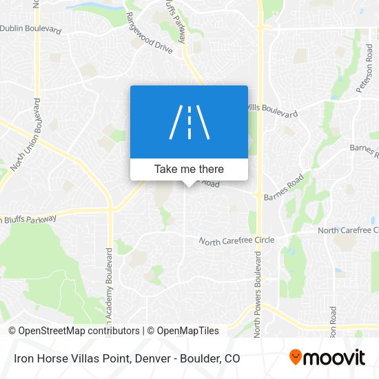 Mapa de Iron Horse Villas Point