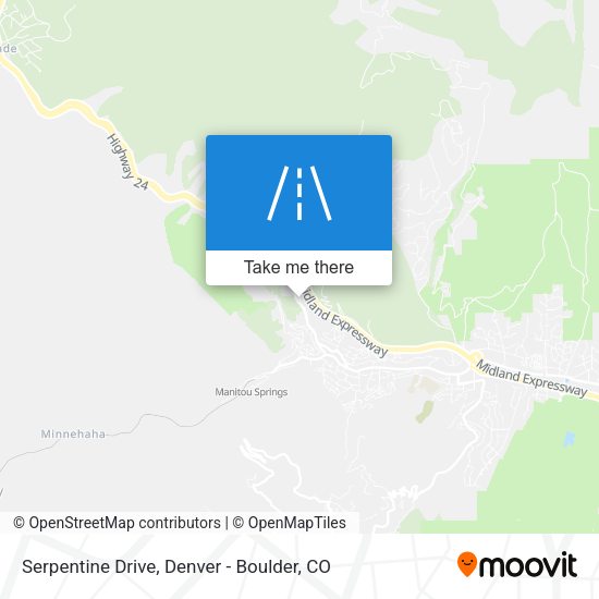 Serpentine Drive map