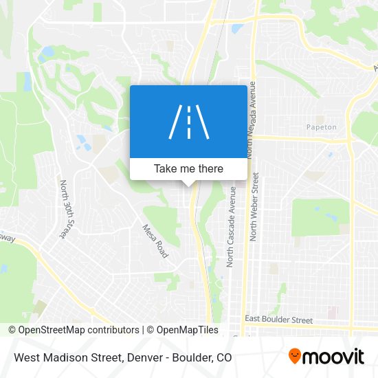 West Madison Street map