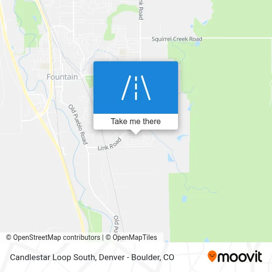 Candlestar Loop South map