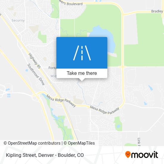 Mapa de Kipling Street