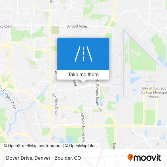 Mapa de Dover Drive