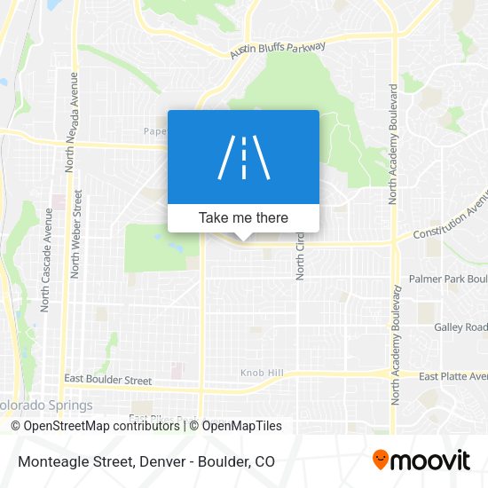 Monteagle Street map