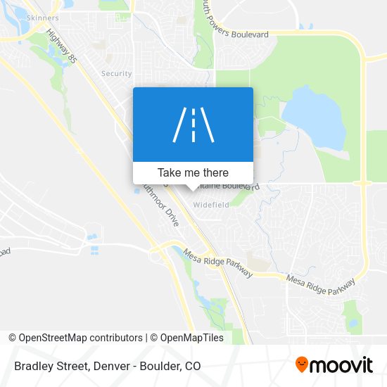 Mapa de Bradley Street